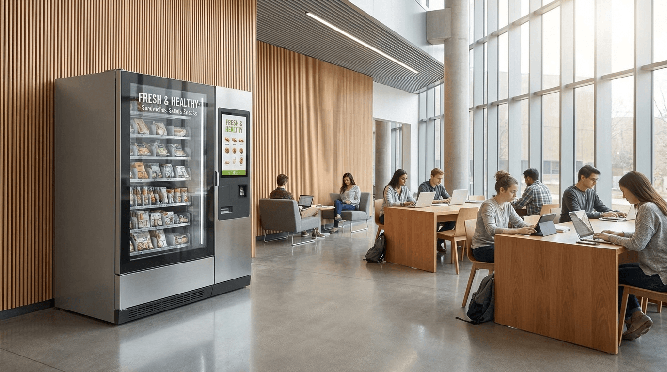 Smart Coolers for Atlanta Universities: 24/7 Campus Food Access